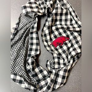 Arkansas Razorback infinity scarf